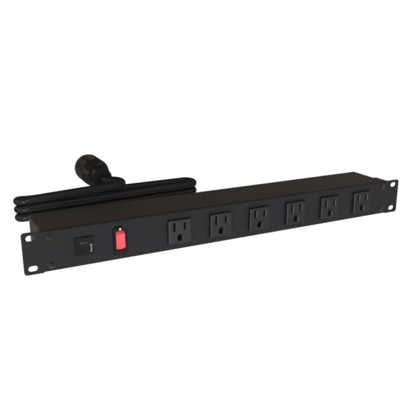 Hammond 90 Deg 6 Outlet Switch 6' TW