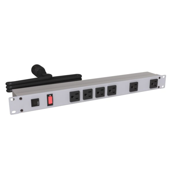 Hammond 19" Rack Mount, 6 Rec on Front