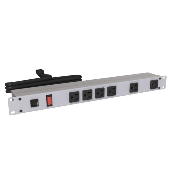 Hammond 19" Rack Mount, 6 Rec on Front
