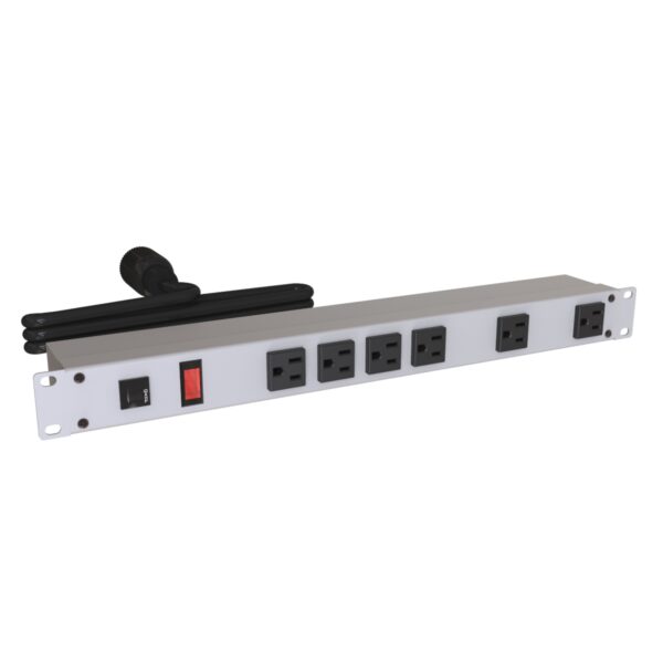 Hammond 19" Rack Mount, 6 Rec on Front