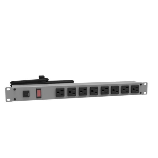 Hammond 19" Rack Mount, 8 Rec on Front
