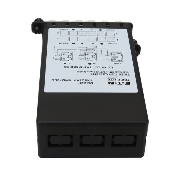Tripp Lite series Fiber TAP Cassette - Multimode, 4x Duplex LC, 70/30 Split