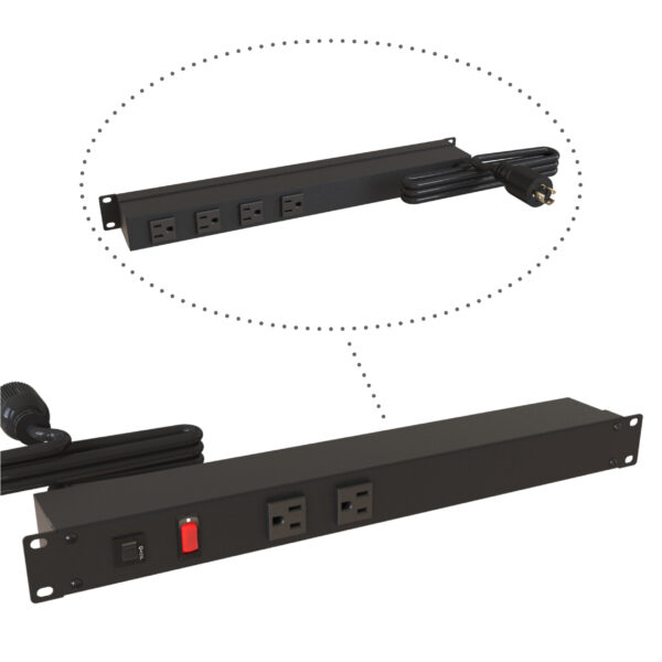Hammond 19" Rack Mount, 4 Rear, 2 Frnt