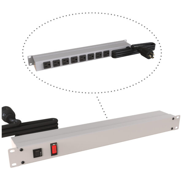 1583h8c1-rev1 Hammond 19" Rack Mount, 8 Rec on Rear