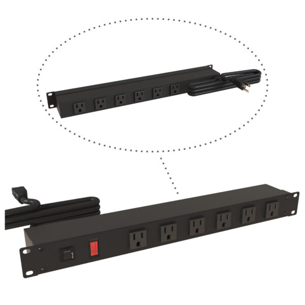 Hammond 19" Rackmount, Light, 6' Cord