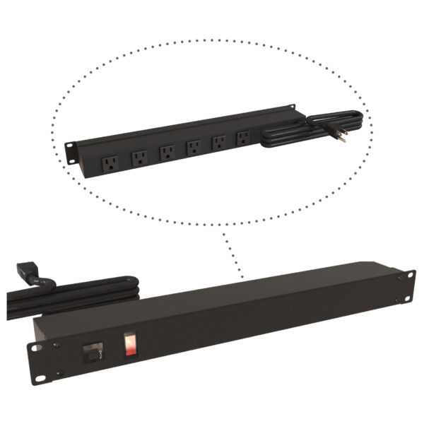 Hammond 19" Rack Mount, 90 Deg Recep