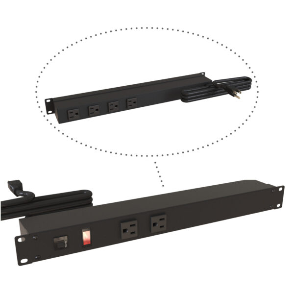 Hammond 19" Rack Mount, 4 Rear, 2 Frnt