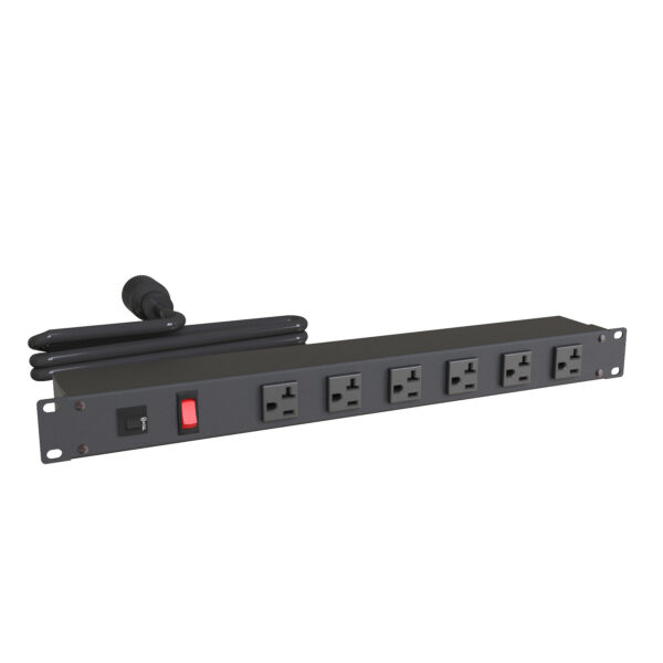 Hammond 20A Rack Mount, 6 Rec on Front