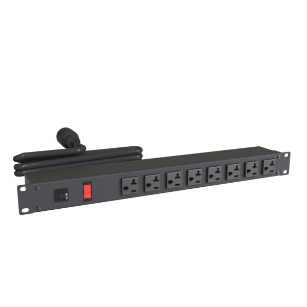 Hammond 20A Rack Mount, 8 Rec on Front