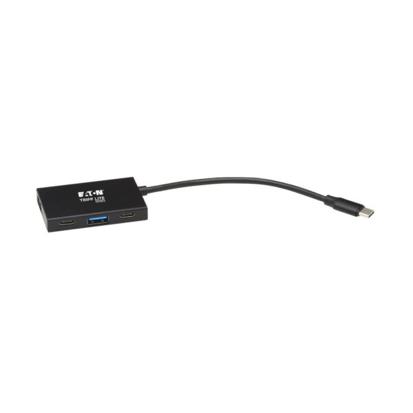 15e9ddfa83de0de2189e0143840a2f54 Tripp Lite series 4-Port USB-C Hub - USB 3.x Gen 2 (10Gbps), 2x USB-A & 2x USB-C Ports, Thunderbolt 3, Aluminum Housing
