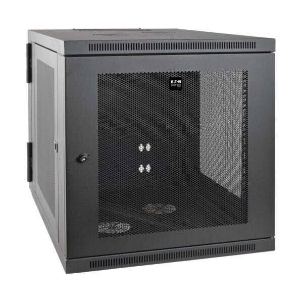 Tripp Lite series SmartRack 12U Server-Depth Wall-Mount Small Rack Enclosure, Hinged Back