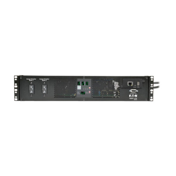 Tripp Lite series 7.7kW Single-Phase Switched Automatic Transfer Switch PDU, Two 200-240V IEC309 32A Blue Inputs, 16-C13 2-C19 Outlets, 2U, TAA