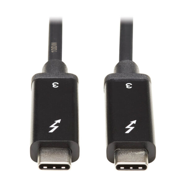 Tripp Lite series Thunderbolt 3 Active Cable (M/M) - 40 Gbps, 5A 100W Power Delivery, 4K/60 Hz, 2M (6.56 ft.), Black