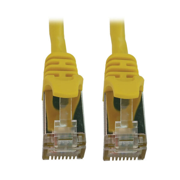 162de0a233bb68da03f157f076ba5eaa-2 Tripp Lite series Cat6a 10G Snagless Shielded Slim STP Ethernet Cable (RJ45 M/M), PoE, Yellow, 6 ft. (1.8 m)