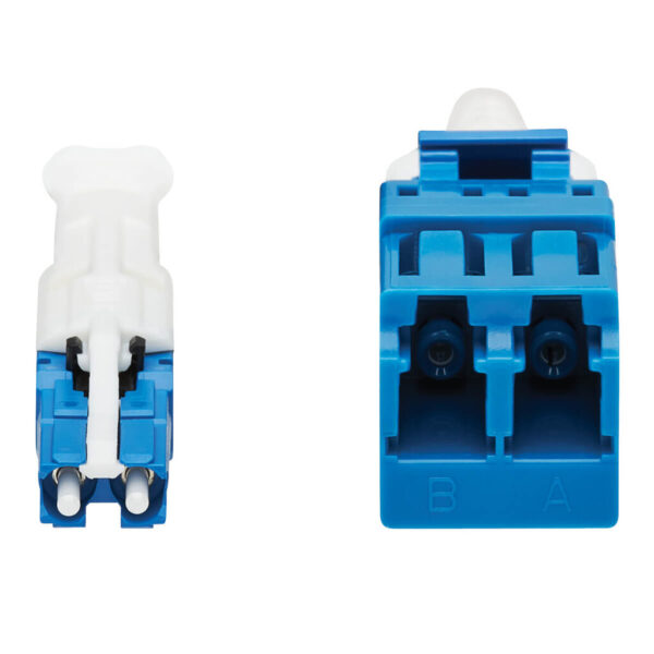 1637ad64dc3889135297a53fb4590048 Tripp Lite series 400G Duplex Singlemode 9/125 OS2 Fiber Optic Cable Adapter (CS-UPC/LC-UPC), M/F, Round LSZH Jacket, Yellow, 1 ft.