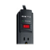 1638a005a4289db95219fe9284fb77ea Tripp Lite series Protect It! 6-Outlet Surge Protector, 6 ft. Cord, 900 Joules, Diagnostic LED, Black Housing - TLP606B