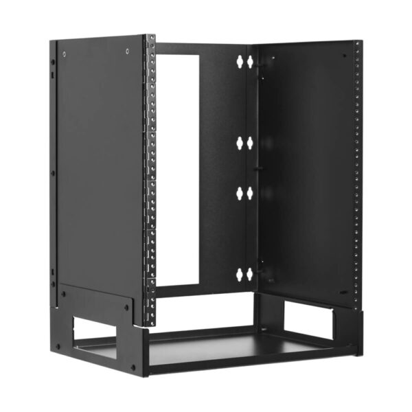 Tripp Lite series 12U Wall-Mount Bracket with Shelf for Small Switches and Patch Panels, Hinged