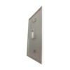 Tripp Lite series Safe-IT 1-Port Single-Gang Keystone Wall Plate, Antibacterial, Ivory Matte, TAA