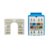 166acb257d94a83043f381c2239d20a2-1 Tripp Lite series Cat6a Keystone Jacks, 10 Pack - 4PPoE Compliant, 110/Krone, 568A/B, RJ45 Ethernet, Blue, TAA