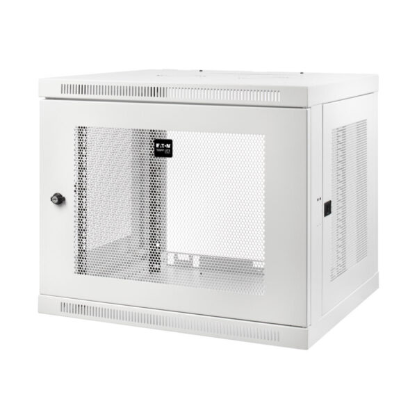 Tripp Lite series SmartRack 9U Low-Profile Switch-Depth-Plus Wall-Mount Mini Rack Enclosure, White
