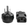 16a124baad636225d9def9dbfb40b96a-3 Tripp Lite series Desktop Computer AC Power Cord, Right-Angle NEMA 5-15P to C13 - 10A, 125V, 18 AWG, 3 ft. (0.91 m), Black