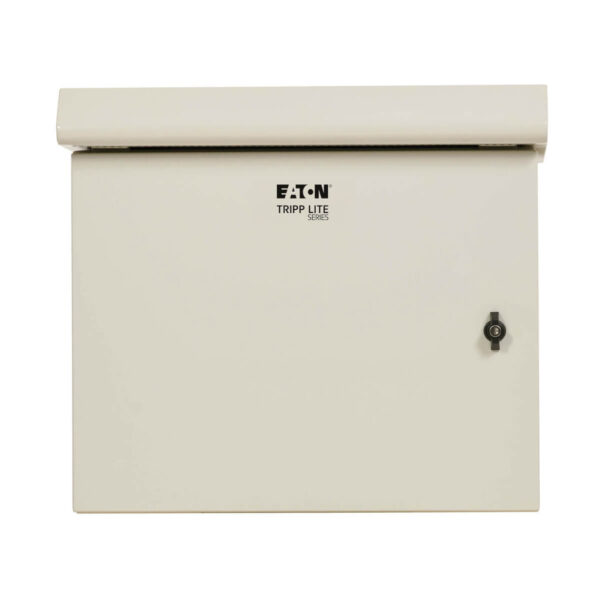 16cff5004133b31907edfb1ef1b48ec4 Tripp Lite series SmartRack Industrial Enclosure - NEMA 3R, Wall Mount, Metal, Locking, Hinged Back, Fan With Thermal Switch, 32 in. Depth, 9U, Gray