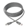 Tripp Lite series Cat6a 10G Snagless Shielded STP Ethernet Cable (RJ45 M/M), PoE, Gray, 10 ft. (3.05 m)