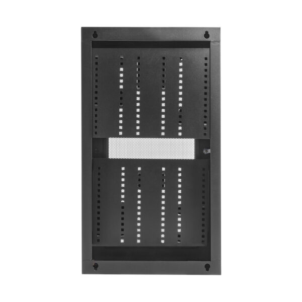 173564d6fba4c629faebf5885bacf2e7 Tripp Lite series SmartRack 5U Low-Profile Vertical-Mount Switch-Depth Wall-Mount Structured Wiring Enclosure, Adjustable Equipment Brackets