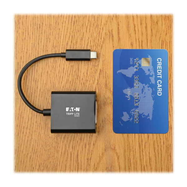174f399f52f264eb8b126a69ced79a7a Tripp Lite series USB-C to DVI Adapter with Alternate Mode - DP 1.2, Black