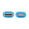 175e8ac11811e7010965e1232e9159a3 Tripp Lite Safe-IT USB-C to Lightning Antibacterial Sync/Charge Cable (M/M), Ultra Flexible, MFi Certified, Light Blue, 6 ft. - M102AB-006-S-LB