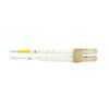 17618afe9a721f5c9fa727a4d28a7d54 Tripp Lite series 10Gb/40Gb/100Gb Duplex Multimode 50/125 OM4 LSZH Fiber Patch Cable (LC/LC), Aqua, 3M (9.8 ft.), TAA