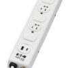 Tripp Lite series Safe-IT UL 1363 Medical-Grade Power Strip, 6 Hospital-Grade Outlets, USB Charging, Safety Covers, Antimicrobial, 2 ft. Cord