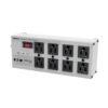 Tripp Lite series Isobar 8-Outlet Surge Protector, 25 ft. Cord with Right-Angle Plug, 3840 Joules, Diagnostic LEDs, Metal Housing