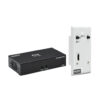 Tripp Lite series HDMI over Cat6 Extender Kit, Box Transmitter/Wall Plate Receiver, 4K 60 Hz, 4:4:4, IR, PoC, HDR, HDCP 2.2, 230 ft., TAA