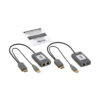 Tripp Lite series 1-Port DisplayPort over Cat6 Extender Kit, Pigtail Transmitter/Receiver, 4K 60 Hz, HDR, 4:4:4, 230 ft. (70.1 m), TAA