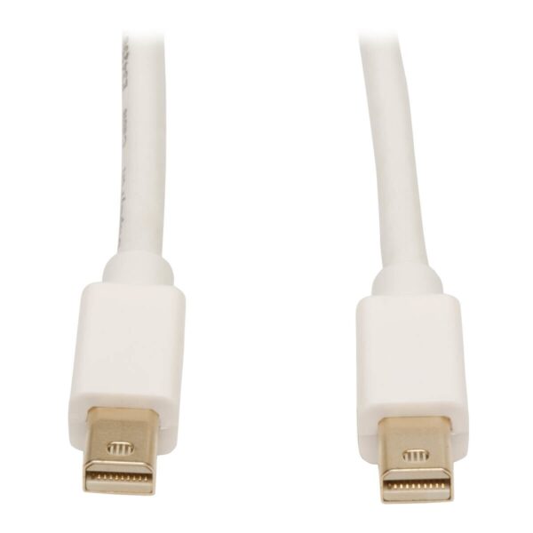 Tripp Lite series Mini DisplayPort Cable, 4K 60Hz (M/M), White, 6 ft. (1.8 m)