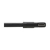 Tripp Lite series USB-C Cable (M/M) - USB 3.2 Gen 2 (10 Gbps), 5A (100W) Rating, Thunderbolt 3 Compatible, Right-Angle Plug, 1 m (3.3 ft.)