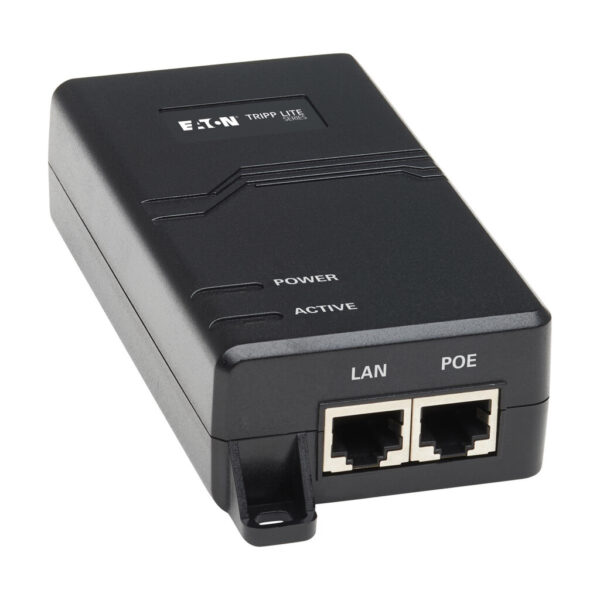 18d5d6cfc944f9ef334cdb6a41e4c3d1 Tripp Lite series Gigabit PoE+ Midspan Active Injector - IEEE 802.3at/802.3af, 30W, 1 Port, International Power Cords