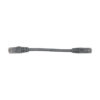 18de7bc7bb011cd7bd615041e8edc15d Tripp Lite series Cat6a 10G Snagless Molded UTP Ethernet Cable (RJ45 M/M), PoE, Gray, 6 in. (15 cm)