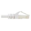 Tripp Lite series Safe-IT Cat6a 10G Snagless Antibacterial UTP Ethernet Cable (RJ45 M/M), PoE, White, 3 ft. (0.91 m), TAA
