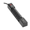 18ee787adc784eb925ba9522273ad470 Tripp Lite series Protect It! Surge Protector with 6 Rotatable Outlets, 8 ft. (2.43 m) Cord, 1080 Joules, 2xUSB Charging ports (3.4A)