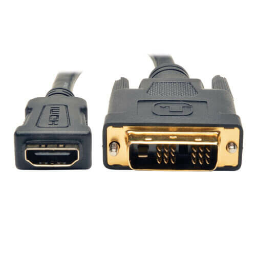 Tripp Lite series HDMI to DVI-D Adapter Cable (F/M), 8 in. (20.3 cm)