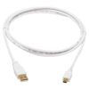 Tripp Lite series Safe-IT USB 2.0 A to USB Mini-B Antibacterial Cable (M/M), White, 6 ft. (1.83 m)