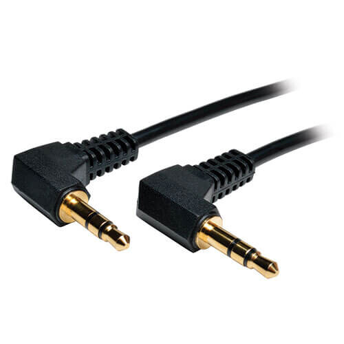 191c75e9141a4efc314180acff577866 Tripp Lite series 3.5mm Mini Stereo Audio Cable with two Right-Angle plugs (M/M), 1 ft. (0.31 m)