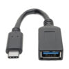192dca58d38871831c8c4f886b4da74b Tripp Lite series USB-C to USB-A Adapter (M/F), USB 3.2 Gen 1 (5 Gbps), USB-IF Certified, Thunderbolt 3 Compatible, 6-in. (15.24 cm)