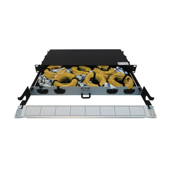 194e5dc432c98cf0af5396a44afe91f5 Tripp Lite series Preloaded Fiber Panel, 1U - 6x (4x LC/LC Duplex M/M) 8F Trunk Cables, OS2 Singlemode, 10 m (32.8 ft.)