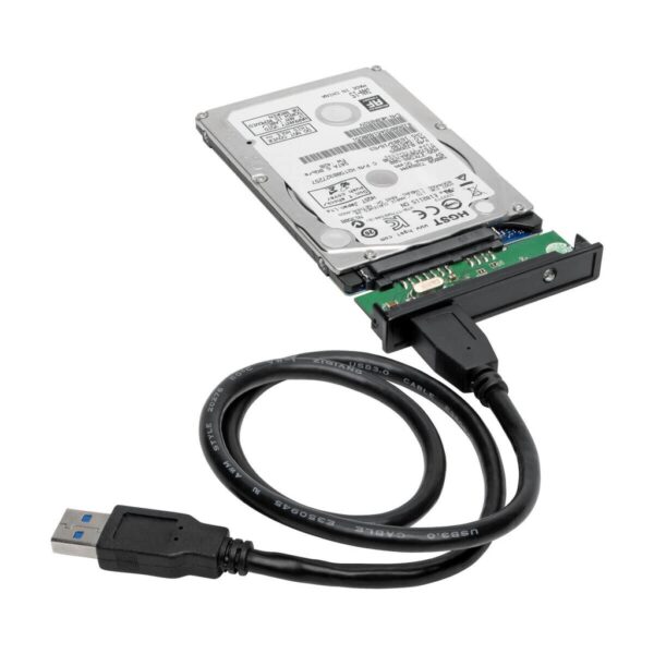Tripp Lite series USB 3.1 Gen 1 (5 Gbps) 2.5 in. SATA SSD/HDD to USB-A Enclosure Adapter with UASP Support