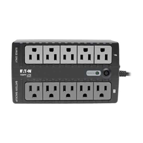 Tripp Lite series 550VA 300W Standby UPS - 10 NEMA 5-15R Outlets, 120V, 50/60 Hz, USB, 5-15P Plug, Desktop/Wall Mount