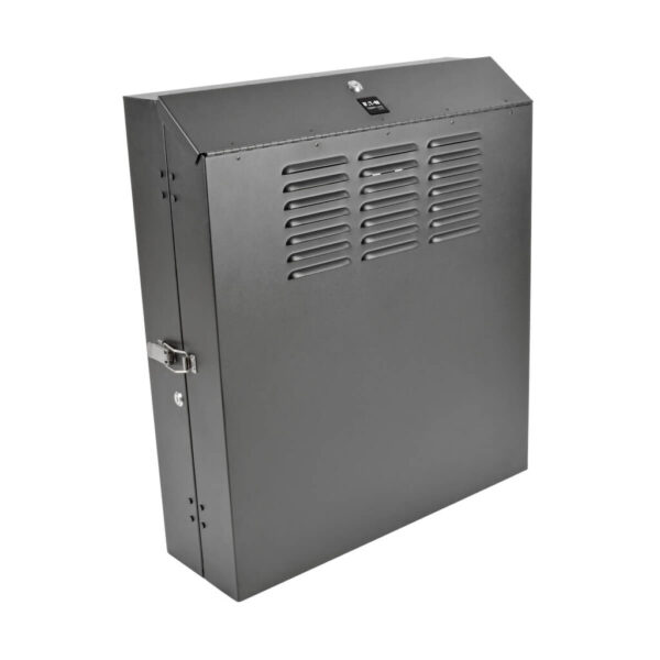 1a1acb823f22537222ad4e66d0811e6a Tripp Lite series SmartRack 4U Low-Profile Vertical-Mount Switch-Depth Wall-Mount Rack Enclosure Cabinet