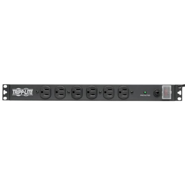Tripp Lite series 14-Outlet Economy Network Server Surge Protector, 15 ft. (4.57 m) Cord, 3000 Joules, 1U Rack-Mount